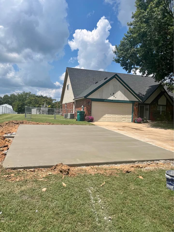 Concrete driveway installation in Pocatello Idaho