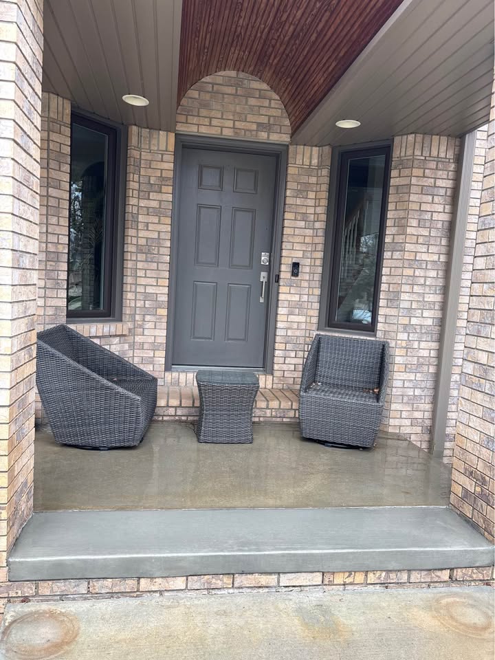 Concrete patio installation project in Pocatello Idaho