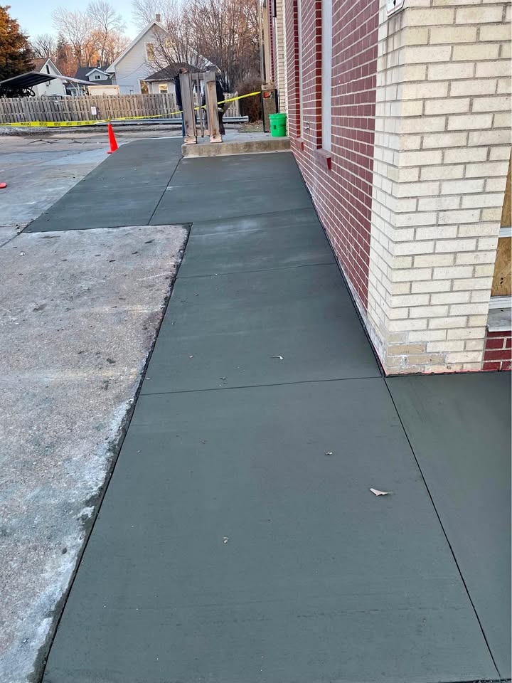 Concrete sidewalk work in Pocatello Idaho