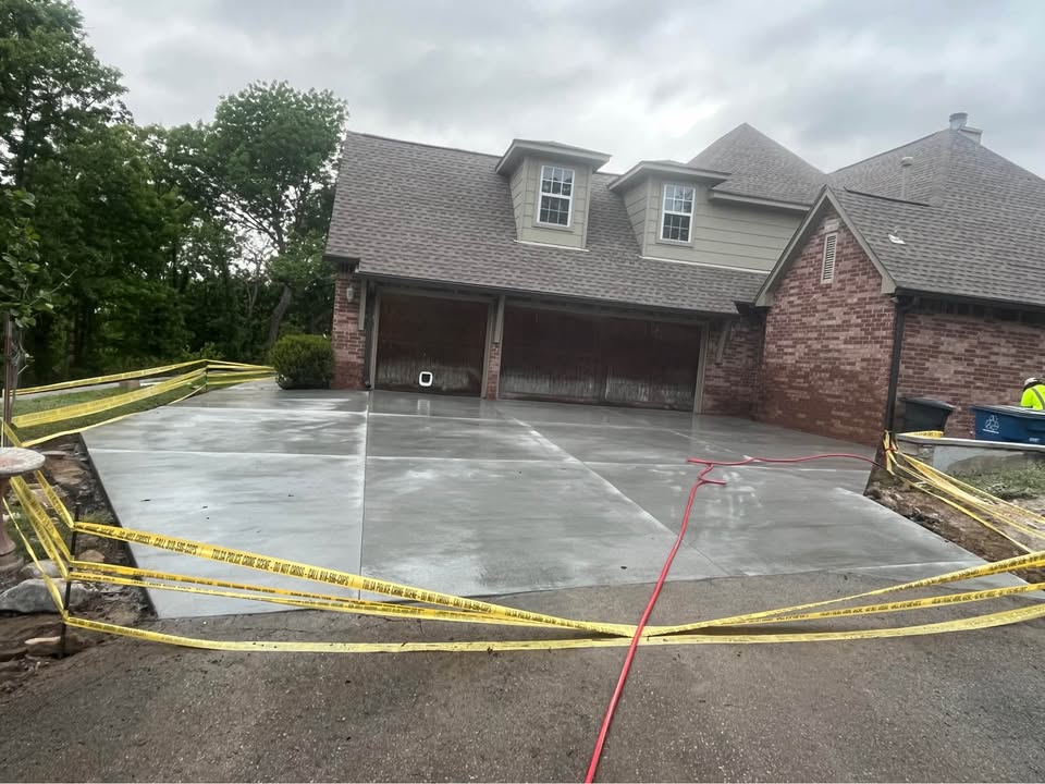 Concrete driveway replacement in Pocatello Idaho